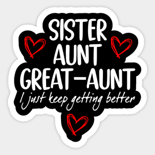 Mother's Day  from Grandkids Sister Aunt Great Aunt Sticker